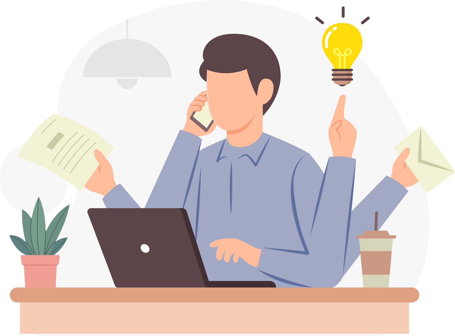 Employees who work fast and multitask